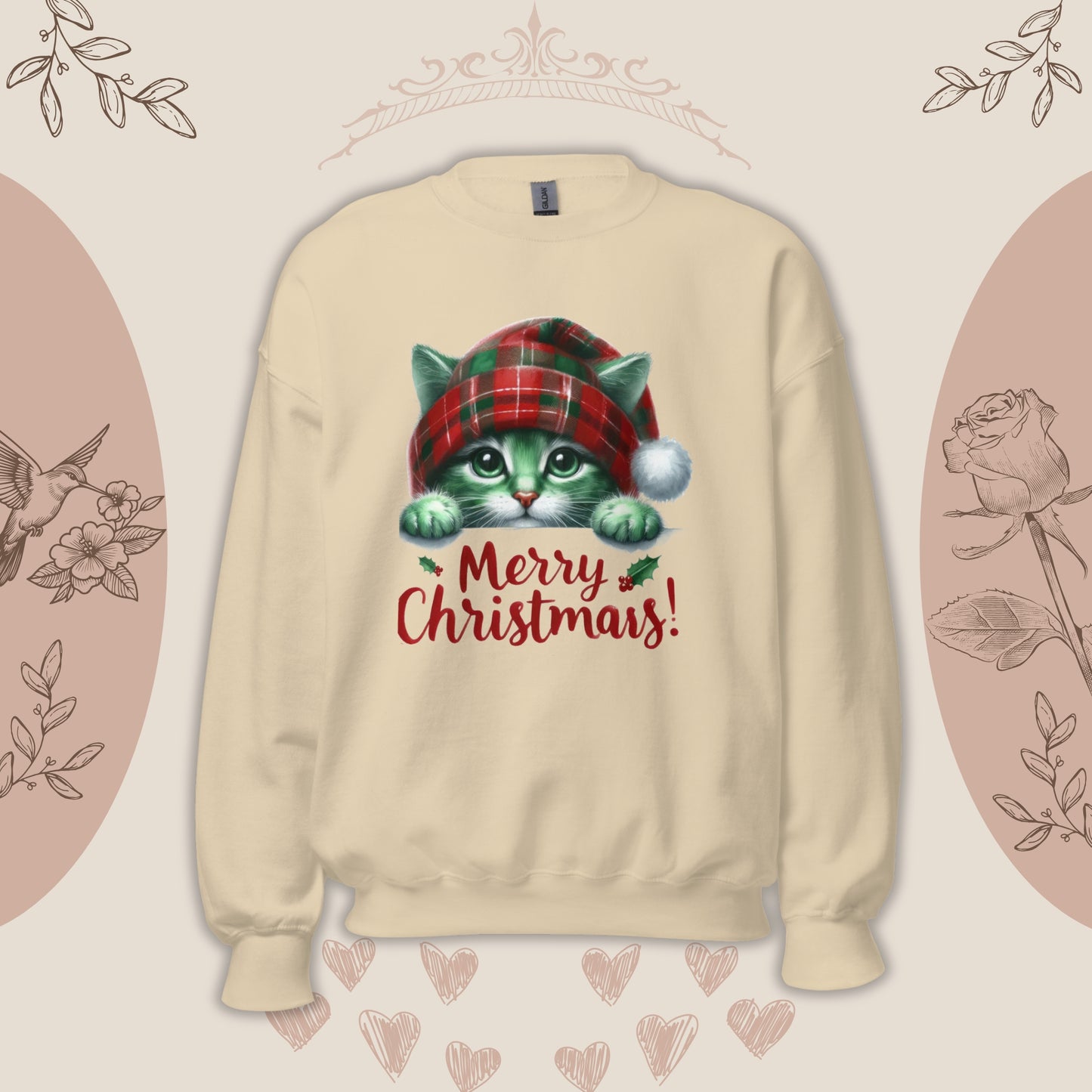 Caty Christmas Cotton Sweatshirt