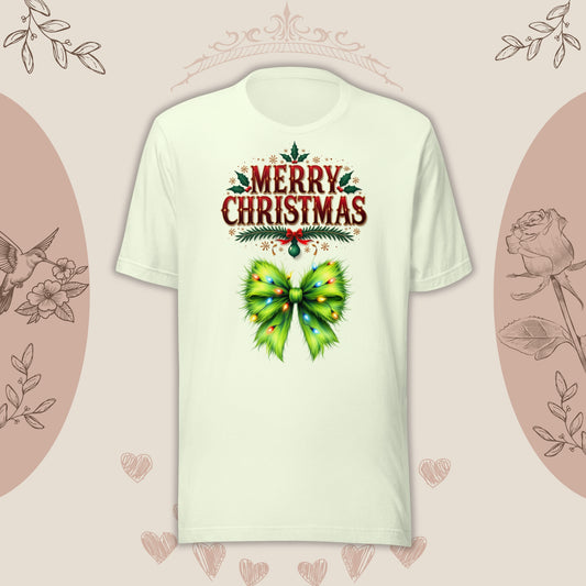 Naughty & Nice Christmas Cotton T-Shirt