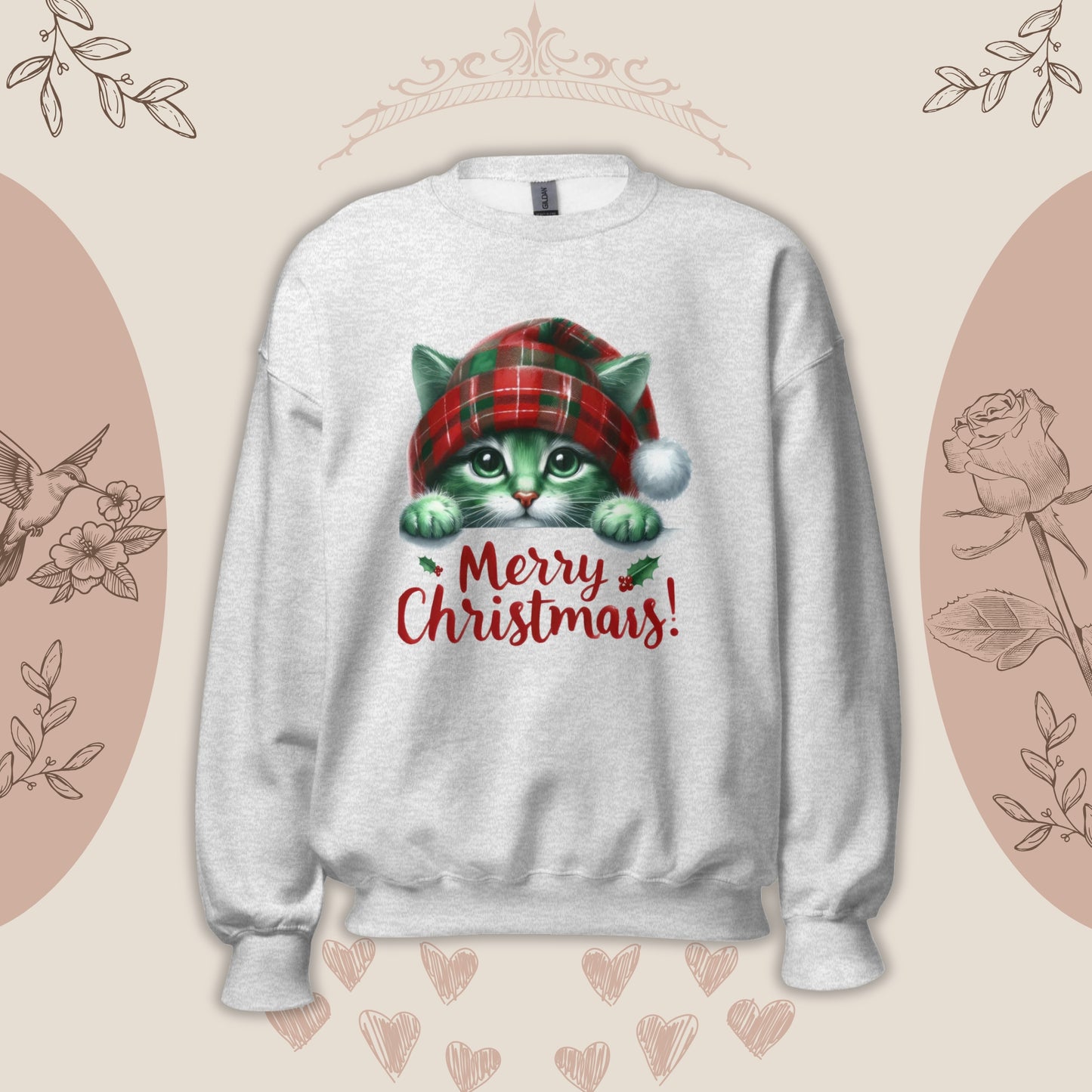 Caty Christmas Cotton Sweatshirt